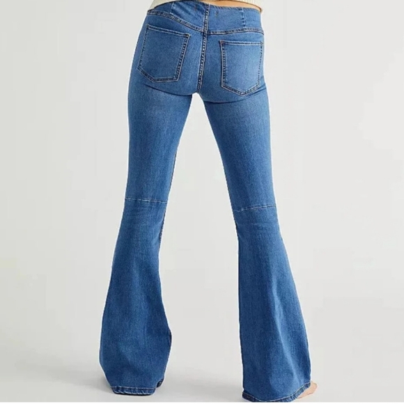 Free People Indigo Flare Jeans - Picture 2 of 7